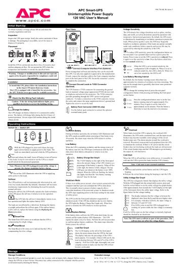 homage ups manual pdf